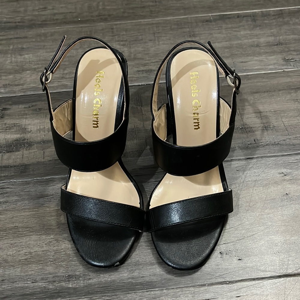 Black Block Heels